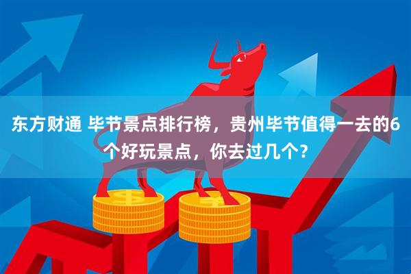 东方财通 毕节景点排行榜，贵州毕节值得一去的6个好玩景点，你去过几个？