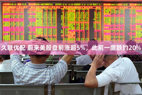 久联优配 蔚来美股盘前涨超5%，此前一度跌约20%