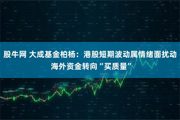 股牛网 大成基金柏杨:港股短期波动属情绪面扰动 海外资金转向“买质量”