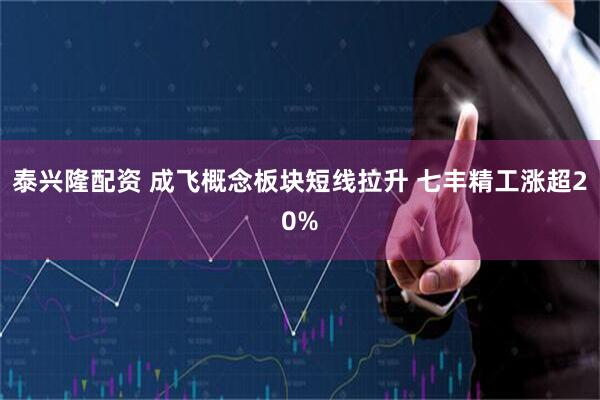 泰兴隆配资 成飞概念板块短线拉升 七丰精工涨超20%